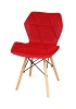 Стул S-879MT красный B-1016 velvet