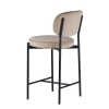 Стул полубарный MASO велюр бежевый