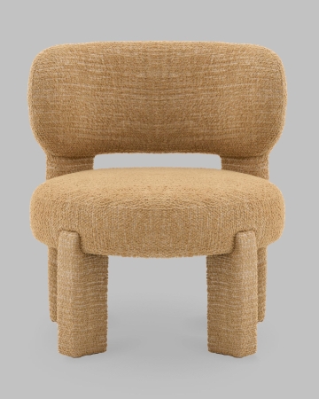 Кресло лаунж Fani горчичный