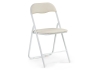 Стул Fold 1 складной бежевый, белый