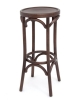 Барный деревянный табурет Венский 750 темный тон с твердым сиденьем Барный деревянный табурет Венский 750 темный тон с твердым сиденьем