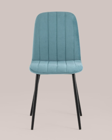 Стул Easy велюр пыльно-голубой Стул Easy велюр пыльно-голубой