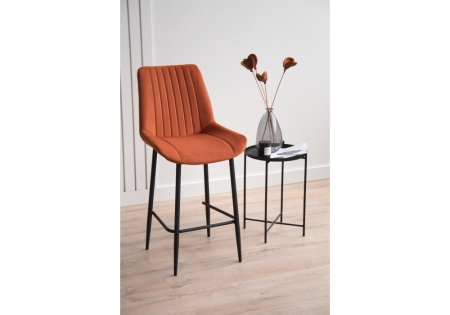 Барный стул Седа 360 терракотовый (zd 432), черный np