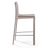 Полубарный стул Barrie кожа капучино