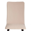 Стул обеденный La Rousse бежевый, ткань и металл, мягкое сиденье, без подлокотников