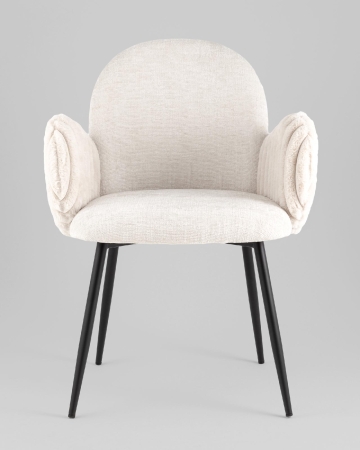 Стул обеденный Wave Stripes букле светло-серый