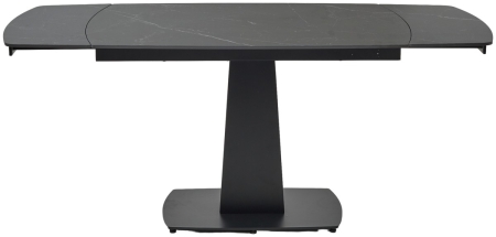 Стол BALDE 120 MATT BLACK MARBLE SOLID CERAMIC, BLACK