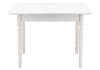 Стол деревянный Вуди белый глянец