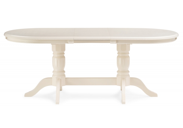 Стол деревянный Эвклаз овальный бежевый