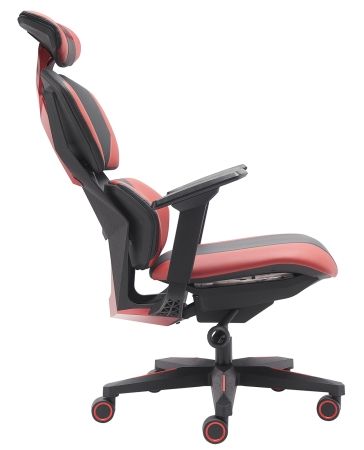 Стул для геймера Tiger экокожа красный