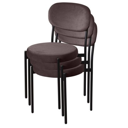 Стул Mason бархат антрацит Стул Mason бархат антрацит