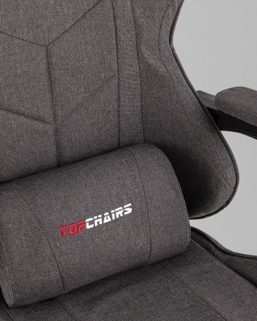 Кресло спортивное TopChairs MG-7036 ткань серый фото в интернет-магазине Stoolmarket