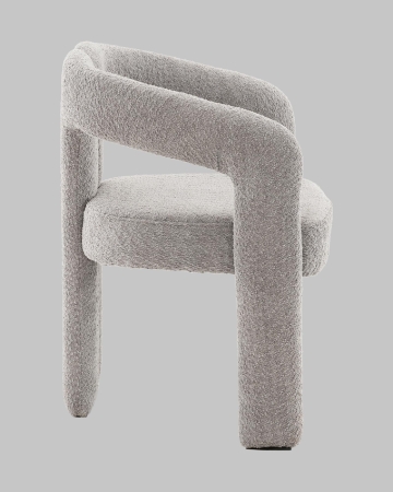 Стул Болинджер букле светло-серый