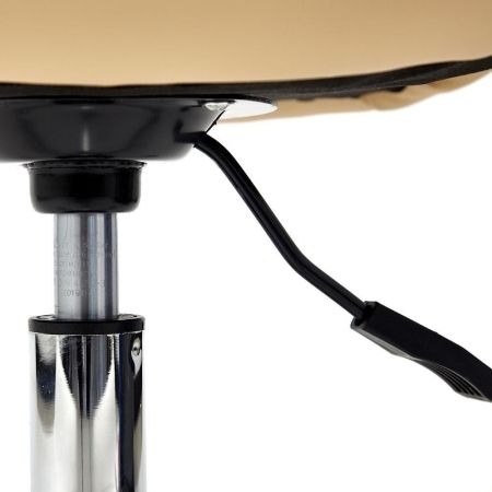 Кресло STYLE экошерсть и экокожа, коричневый и бежевый, 36-34