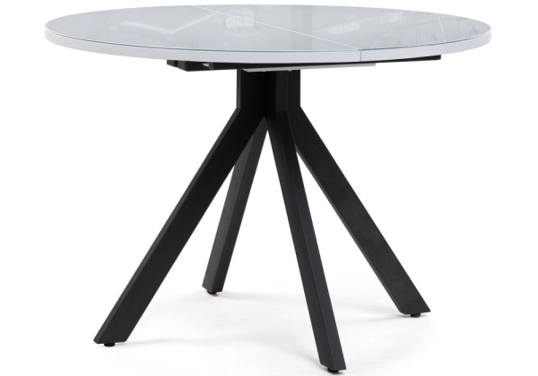 Стол Бетина черный, белый
