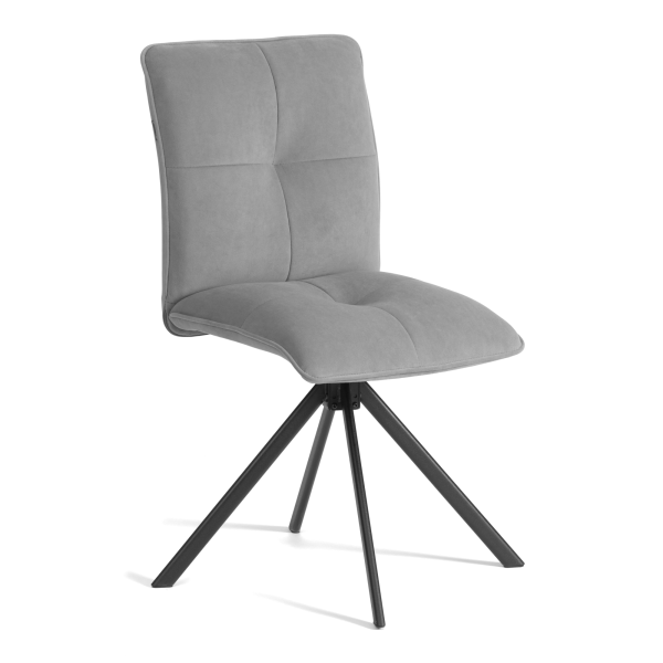Стул обеденный Sweet серый велюр