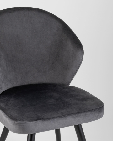 Стул Танго велюр серый