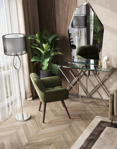 Консоль ИНСИГНИЯ 115*30 серебро