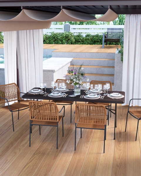 Стул Solaia светло-коричневый Стул Solaia светло-коричневый