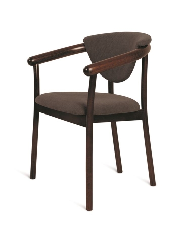 Кресло венское "Виенна" темный тон и темно-серый