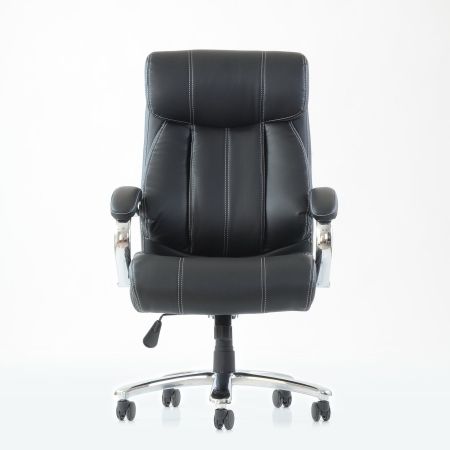 Кресло для руководителя K-303 черная экокожа