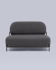 Диван Стоун рогожка тёмно-серый