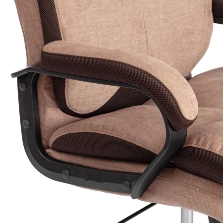 Кресло Duke metalBL светло-коричневое