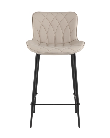 Стул барный Vault экокожа серый