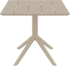Стол пластиковый Siesta Contract Paris Table 80 бежевый