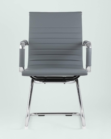 Кресло для посетителей Visit TopChairs серое