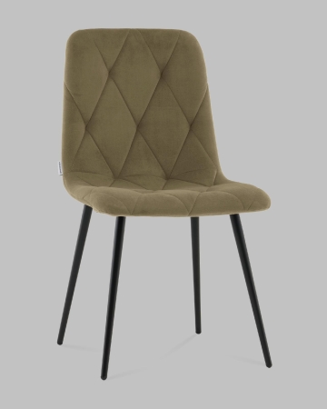 Стул Одди Diamond велюр пыльно-оливковый