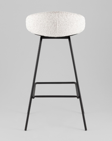 Стул барный Nita букле светло-серый