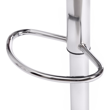 Стул барный AVIONIC черный, экокожа и металл, мягкое сиденье, без подлокотников