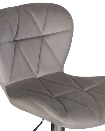 Стул барный BARNY серый велюр MJ9-75