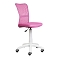 Кресло поворотное Eva, розовый, сетка