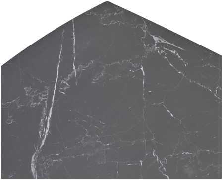 Стол BALDE 140 MATT BLACK MARBLE SOLID CERAMIC, BLACK