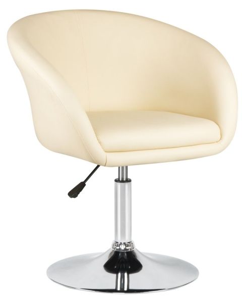 Кресло дизайнерское EDISON (кремовый)