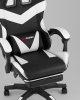 Кресло спортивное TopChairs MG-7019 черно-белый фото в интернет-магазине Stoolmarket