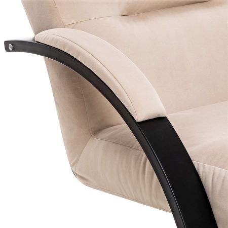 Кресло-качалка Милано венге и ткань ткань V 18