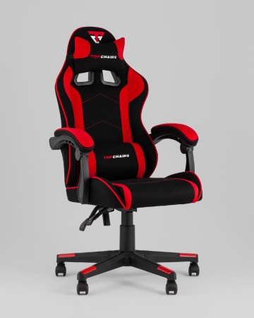Кресло спортивное Shadow TopChairs ткань черно-красный