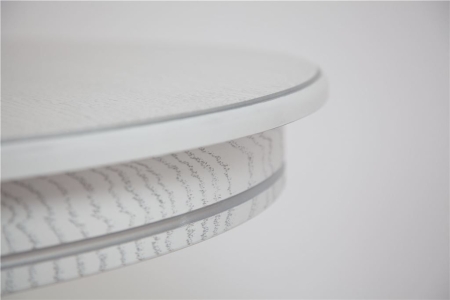 Стол "Капелла-2" белый, патина серебро, шпон дуб тип 2