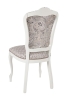 Стул Виконт тон 308 слоновая кость, патина золото, ткань Афитап розовый, компаньон