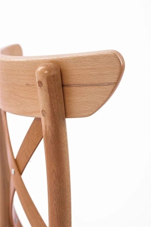 Деревянный стул венский Terra натуральный с твердым сиденьем