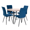 Стул обеденный Monte Carlo синий Стул обеденный Monte Carlo синий