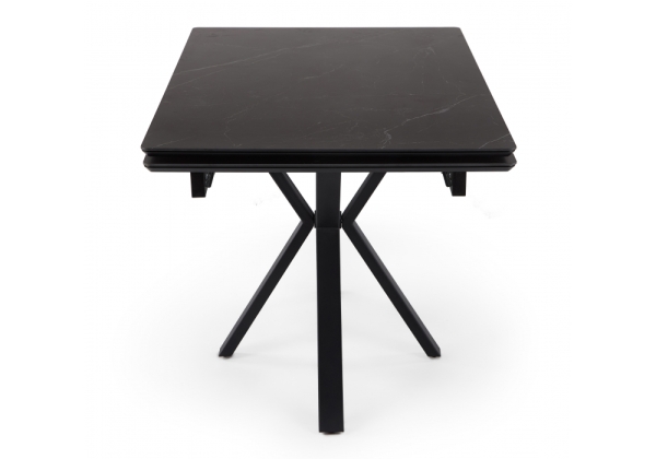 Керамический стол Старлайт 140 (200) х 80 shakespeare black, черный