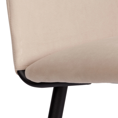 Стул обеденный La Rousse бежевый велюр