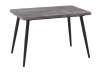 Стол Бьерн R-120 Дымчатая керамика, Черный 120х160х80