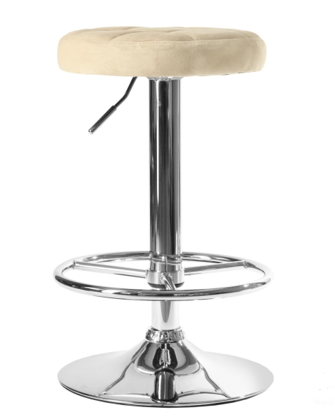 Набор 2 шт Табурет барный BRUNO, бежевый велюр (MJ9-10)