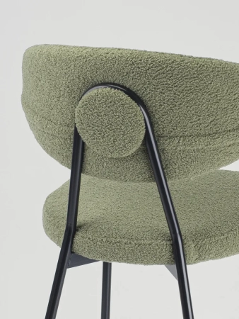 Стулья для кухни Дрим зеленый экомех HUSH 617, комплект 2шт