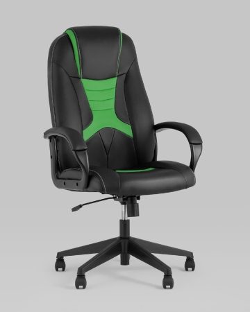 Кресло игровое ST-CYBER 8 TopChairs черный и салатовый